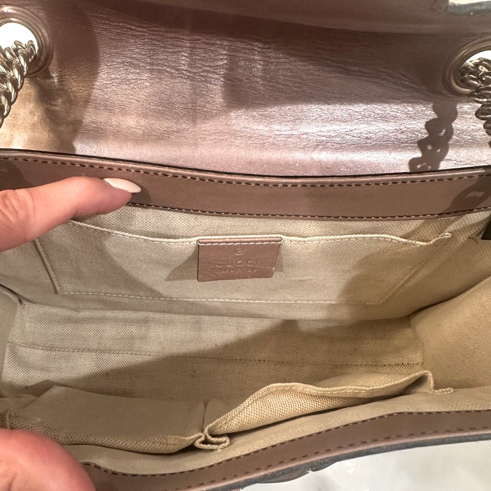 Gucci Guccisima Emily Chain Flap Shoulder Bag - Picture 6 of 13